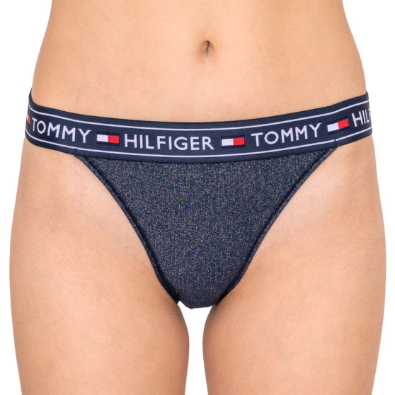 Moteriškos kelnaitės Tommy Hilfiger tamsiai mėlynos (UW0UW01874 416)