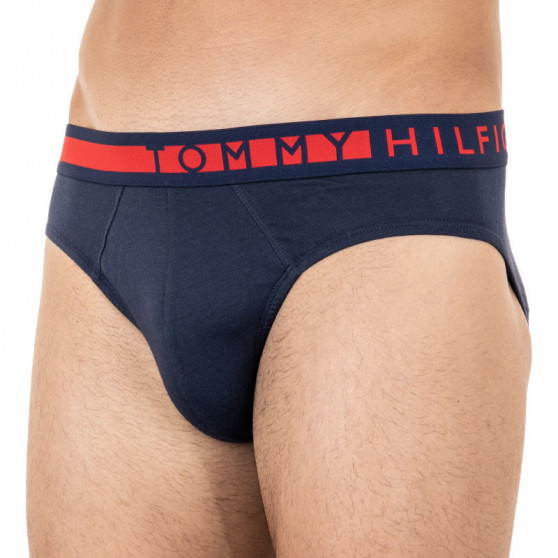 3PACK vyriškos kelnaitės Tommy Hilfiger tamsiai mėlynos (UM0UM01227 991)