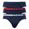 3PACK vyriškos kelnaitės Tommy Hilfiger tamsiai mėlynos (UM0UM01227 991)