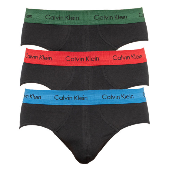 3PACK Vyriškos kelnaitės Calvin Klein juodos (U2661G-BZP)