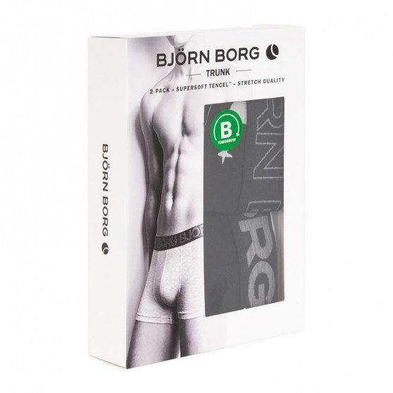 2PACK Vyriški boksininko šortai Bjorn Borg juodi (1941-1069-90651)