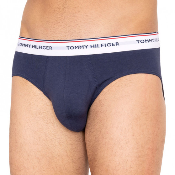 3PACK vyriškos kelnaitės Tommy Hilfiger tamsiai mėlynos (1U87903766 904)