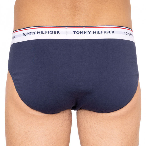 3PACK vyriškos kelnaitės Tommy Hilfiger tamsiai mėlynos (1U87903766 904)