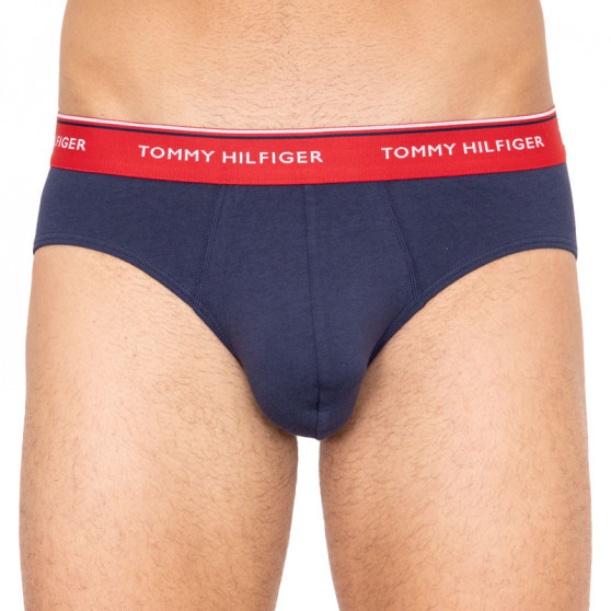 3PACK vyriškos kelnaitės Tommy Hilfiger tamsiai mėlynos (1U87903766 904)