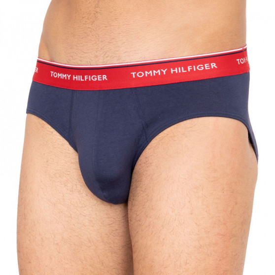 3PACK vyriškos kelnaitės Tommy Hilfiger tamsiai mėlynos (1U87903766 904)