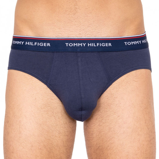 3PACK vyriškos kelnaitės Tommy Hilfiger tamsiai mėlynos (1U87903766 904)