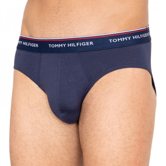 3PACK vyriškos kelnaitės Tommy Hilfiger tamsiai mėlynos (1U87903766 904)