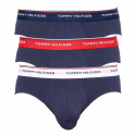 3PACK vyriškos kelnaitės Tommy Hilfiger tamsiai mėlynos (1U87903766 904)