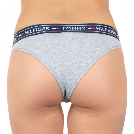 Moteriškos braziliškos kelnaitės Tommy Hilfiger pilka (UW0UW00723 004)