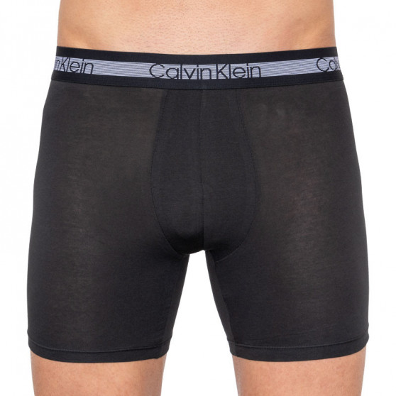 3PACK Vyriški boksininko šortai Calvin Klein juodi (NB1798A-ZCV)