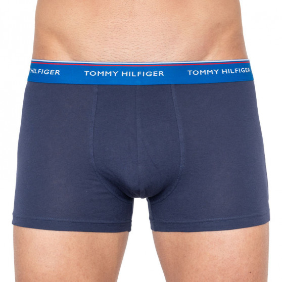 3PACK Vyriški boksininko šortai Tommy Hilfiger tamsiai mėlyni (UM0UM01642 027)