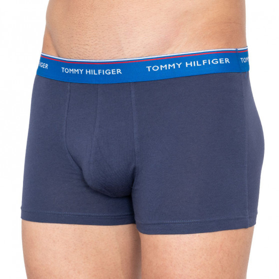 3PACK Vyriški boksininko šortai Tommy Hilfiger tamsiai mėlyni (UM0UM01642 027)