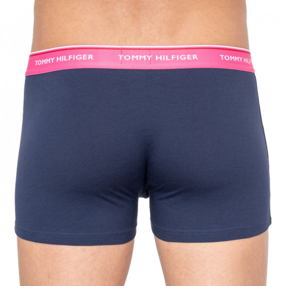 3PACK Vyriški boksininko šortai Tommy Hilfiger tamsiai mėlyni (UM0UM01642 027)