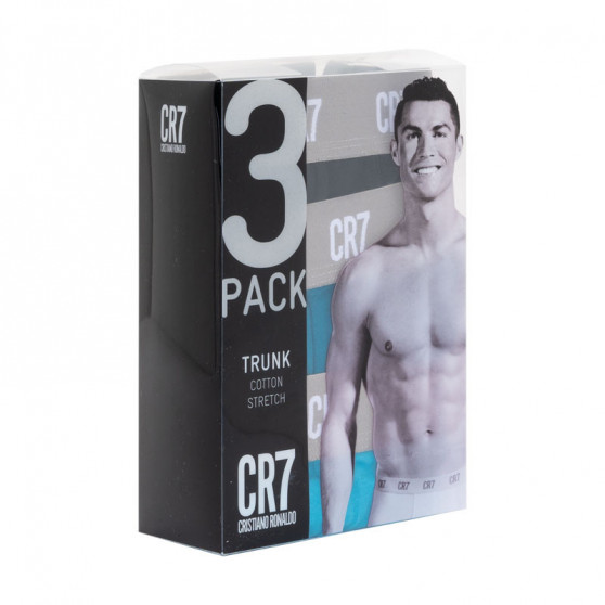 3PACK Vyriški boksininko šortai CR7 daugiaspalviai (8100-49-2717)