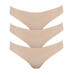 3PACK Moteriški stringai Under Armour beige (1325615 295)