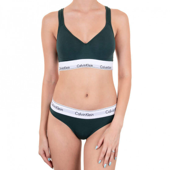 Moteriška liemenėlė Calvin Klein tamsiai žalia (F3785E-CP2)