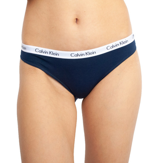 Moteriškos kelnaitės Calvin Klein tamsiai mėlynos (D1618A-0PP)