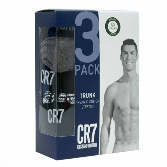 3PACK Vyriški boksininko šortai CR7 daugiaspalviai (8110-49-2712)