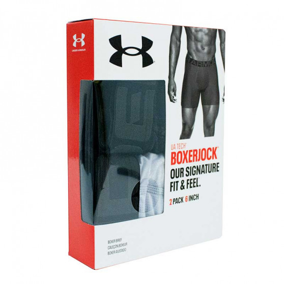 3PACK Vyriški boksininko šortai Under Armour balti (1363617 100)