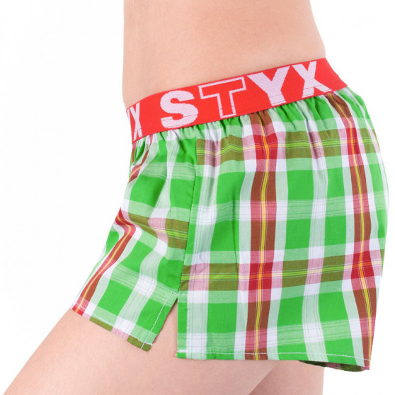 3PACK Moteriški šortai Styx sportiniai elastiniai įvairiaspalviai (T6212233)