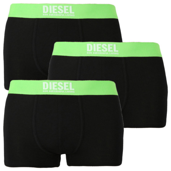 3PACK Vyriški boksininko šortai Diesel juodi (00ST3V-0DDAM-E4101)