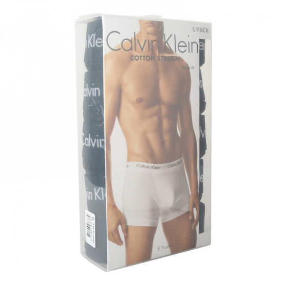 5PACK Vyriški boksininko šortai Calvin Klein juodi (NB2877A-XWB)