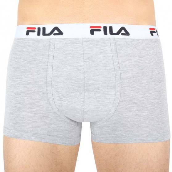 2PACK Vyriški boksininkų šortai Fila pilka (FU5016/2-400)