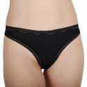 Moteriški stringai Calvin Klein black (QD3763E-UB1)