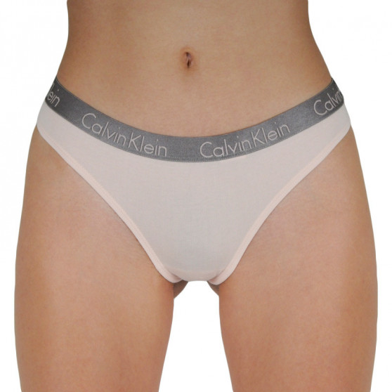 3PACK Moteriški stringai Calvin Klein multicolour (QD3560E-T7W)