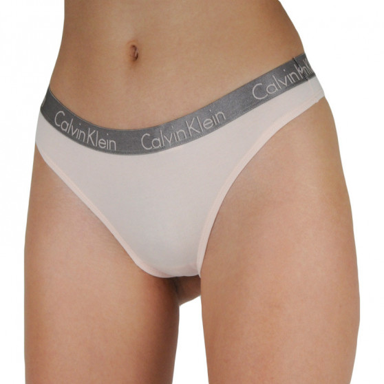 3PACK Moteriški stringai Calvin Klein multicolour (QD3560E-T7W)