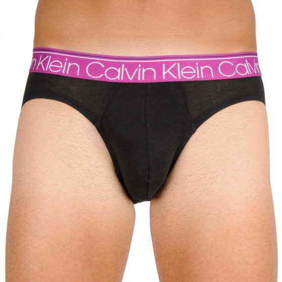 3PACK Vyriškos kelnaitės Calvin Klein juodos (NB2415A-T6D)