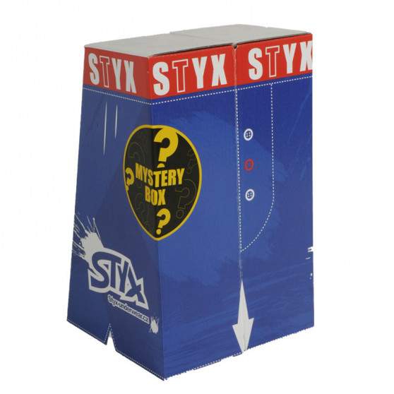 MYSTERY BOX - 3PACK moteriški šortai  classic elastiniai įvairiaspalviai Styx