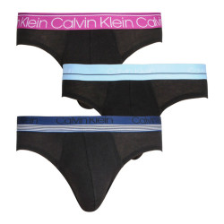 3PACK Vyriškos kelnaitės Calvin Klein juodos (NB2415A-T6D)