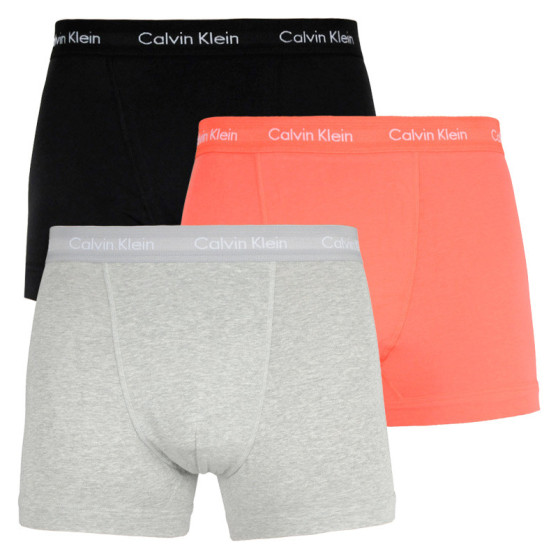 3PACK Vyriški boksininko šortai Calvin Klein daugiaspalviai (U2662G-P1X)