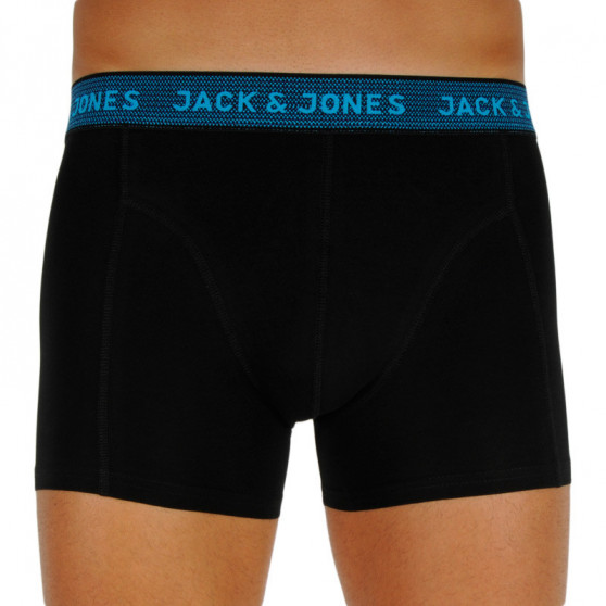 3PACK Vyriški boksininko šortai Jack and Jones juodi (12127816 - asphalt)