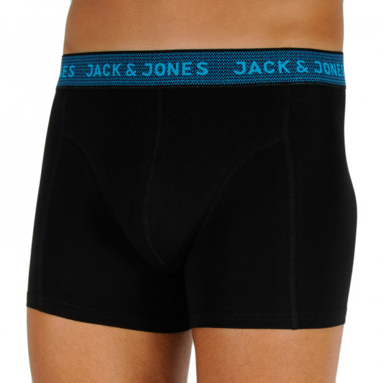 3PACK Vyriški boksininko šortai Jack and Jones juodi (12127816 - asphalt)