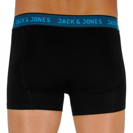 3PACK Vyriški boksininko šortai Jack and Jones juodi (12127816 - asphalt)