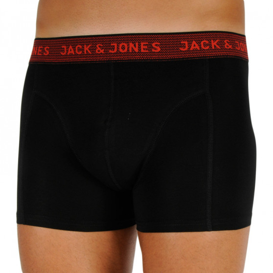 3PACK Vyriški boksininko šortai Jack and Jones juodi (12127816 - asphalt)