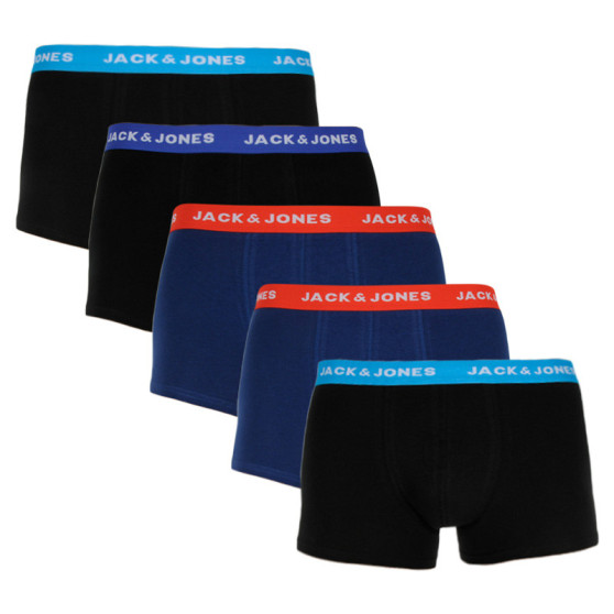 5PACK Vyriški boksininko šortai Jack and Jones daugiaspalviai (12144536)