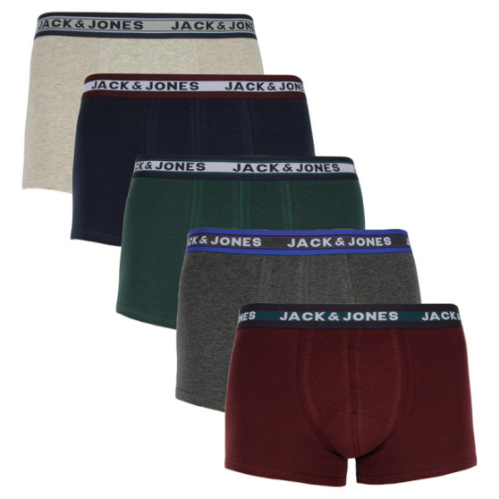 5PACK Vyriški boksininko šortai Jack and Jones daugiaspalviai (12165348)