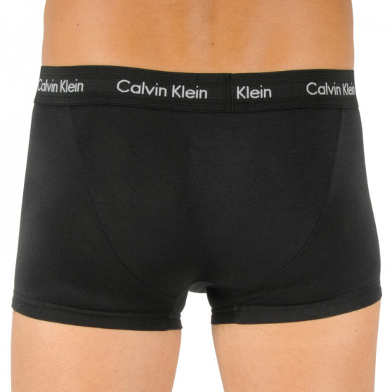 3PACK Vyriški boksininko šortai Calvin Klein juodi (U2664G-WHN)