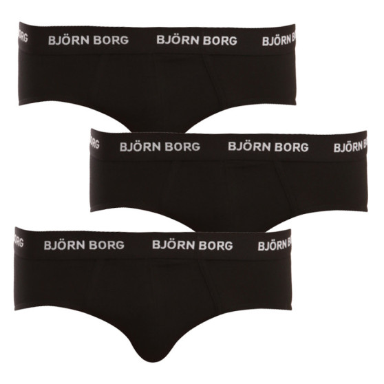 3PACK Vyriškos kelnaitės Bjorn Borg juodos (9999-1221-90011)