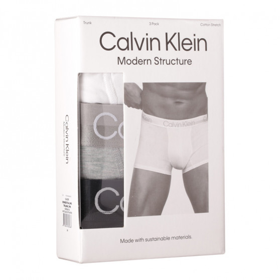 3PACK Vyriški boksininko šortai Calvin Klein daugiaspalviai (NB2970A-UW5)