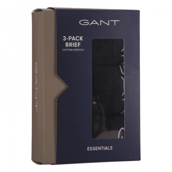 3PACK Vyriškos kelnaitės Gant juodos (900003001-005)