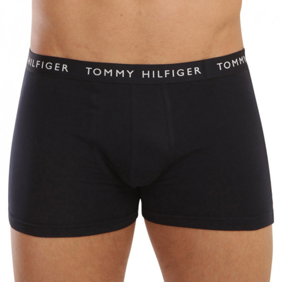 3PACK Vyriški boksininko šortai Tommy Hilfiger tamsiai mėlyni (UM0UM02203 0SF)