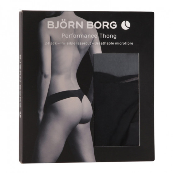 2PACK Moteriški stringai Bjorn Borg multicolour (10000827-MP001)