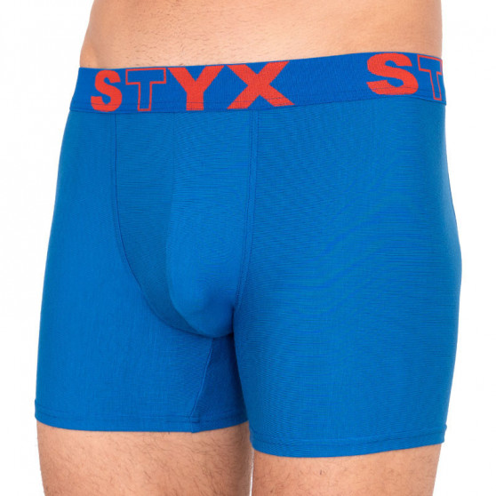 3PACK Vyriški boksininko šortai Styx ilgi sportiniai elastiniai įvairiaspalviai (U9626763)