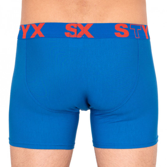 3PACK Vyriški boksininko šortai Styx ilgi sportiniai elastiniai įvairiaspalviai (U9626763)