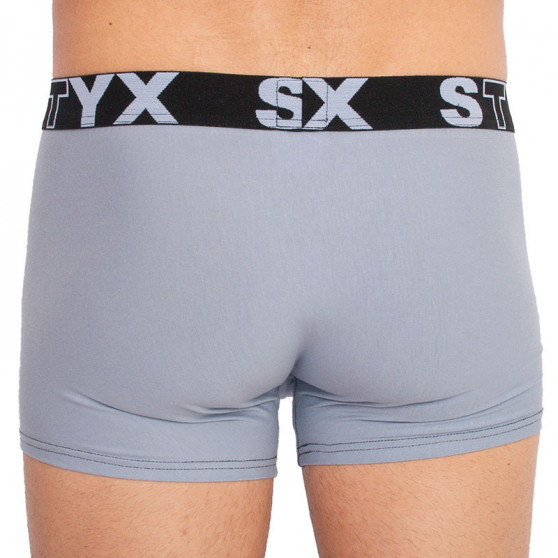 3PACK Vyriški boksininko šortai Styx sportiniai elastiniai oversized daugiaspalviai (R9676067)