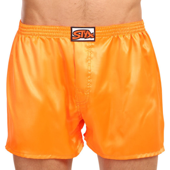 Vyriški šortai Styx classic rubber satin orange (C661)